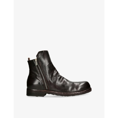 Officine Creative Mens Officine Creative Bulla Leather Ankle Boots