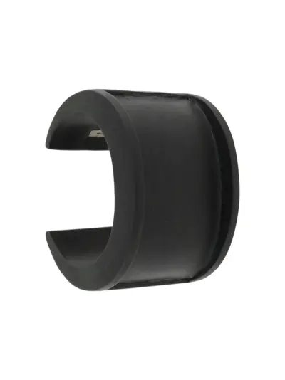 Parts of Four Crescent Channel cuff - Black