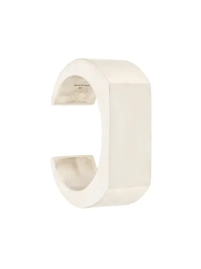 Parts of Four Crescent Plane cuff - Silver
