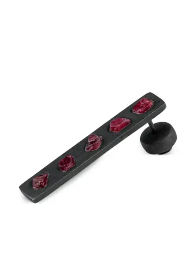 Parts of Four Plate earring - Silver