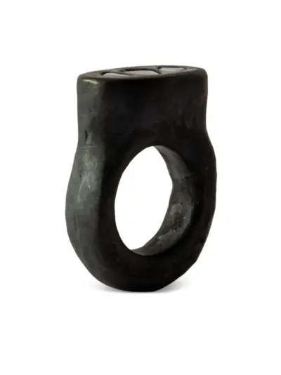 Parts of Four Roman diamond-embellished ring - Black