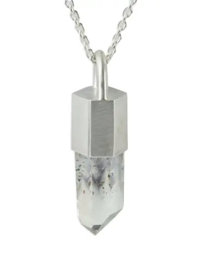 Parts of Four Talisman amethyst necklace - Silver