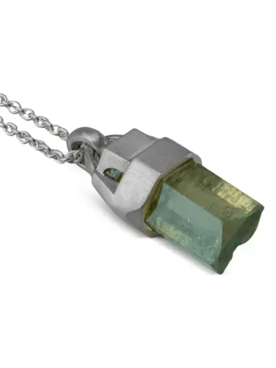 Parts of Four Talisman quartz necklace - Silver