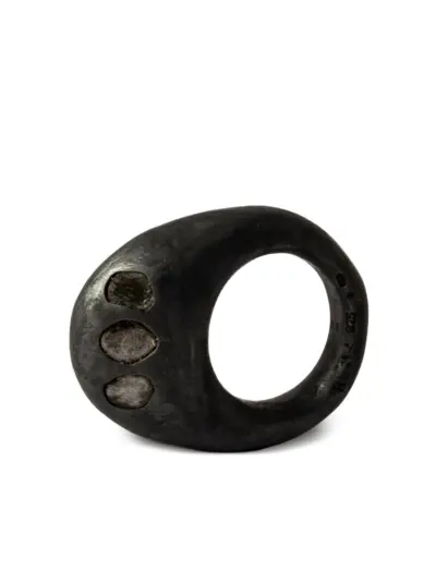 Parts of Four Tall Mountain diamond ring - Black