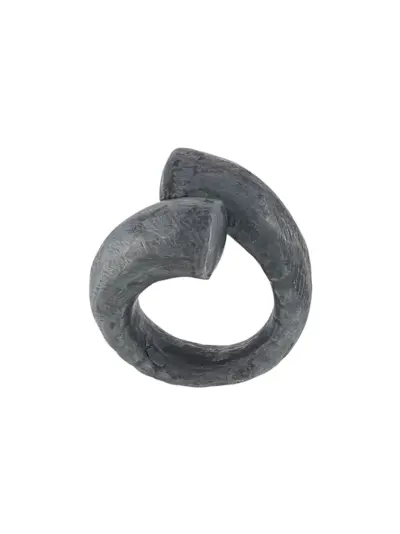 Parts of Four Twisted druid ring - Silver