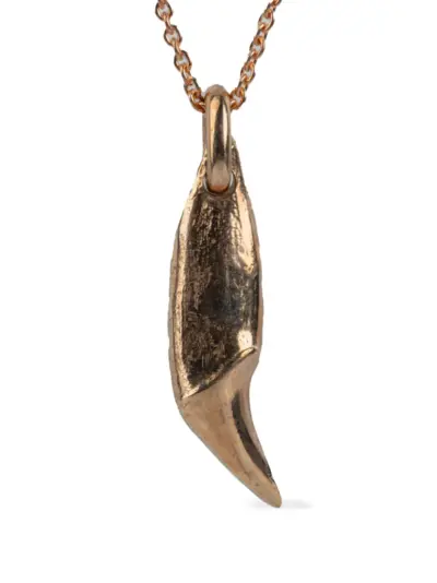 Parts of Four bear-tooth necklace - Gold