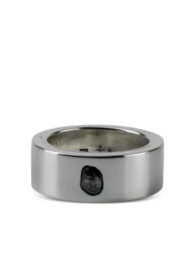 Parts of Four sterling silver Sistema diamond ring