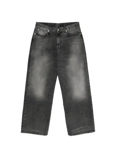 R13 frayed jeans - Black