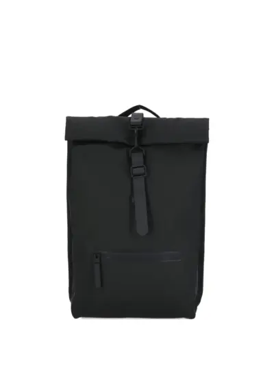Rains black backpack