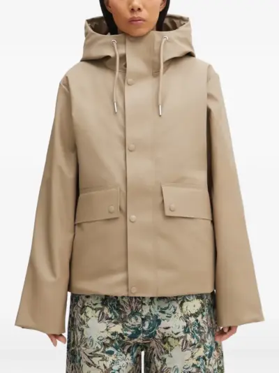 Rains hooded jacket - Neutrals