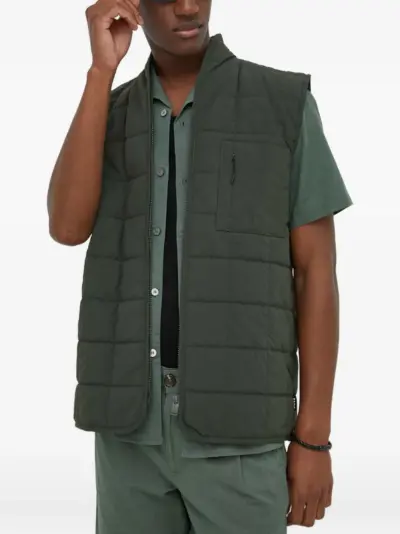 Rains quilted gilet - Green