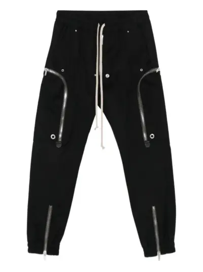 Rick Owens Bauhaus zip-detail trousers - Black