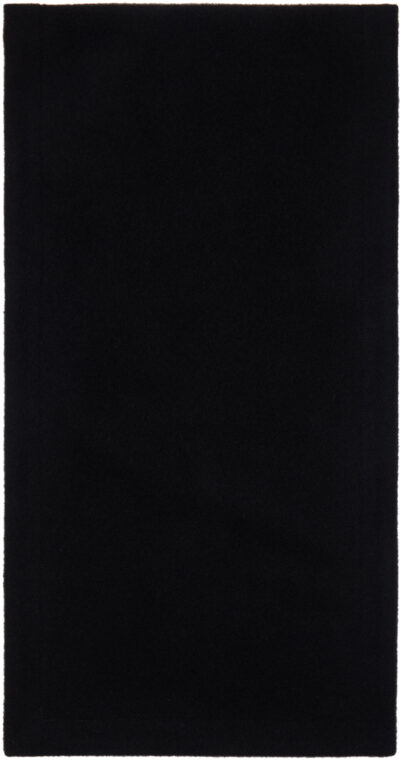 Rick Owens Black Porterville Long Stole Scarf