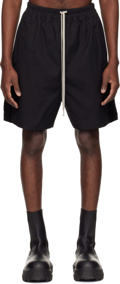 Rick Owens Black Temple Boxer Shorts