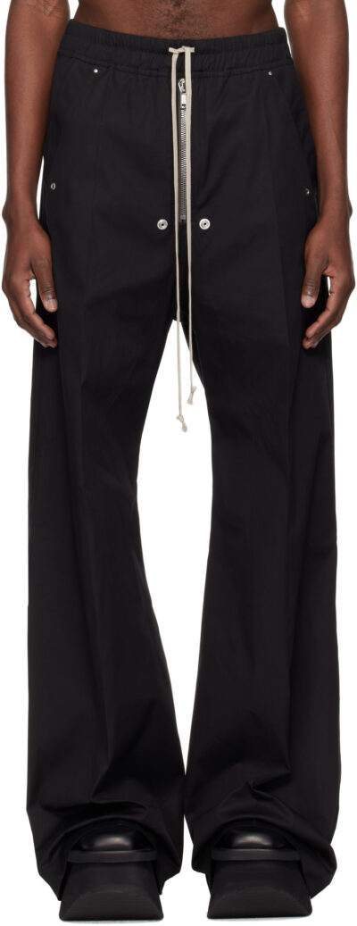 Rick Owens Black Temple Wide Bela Trousers