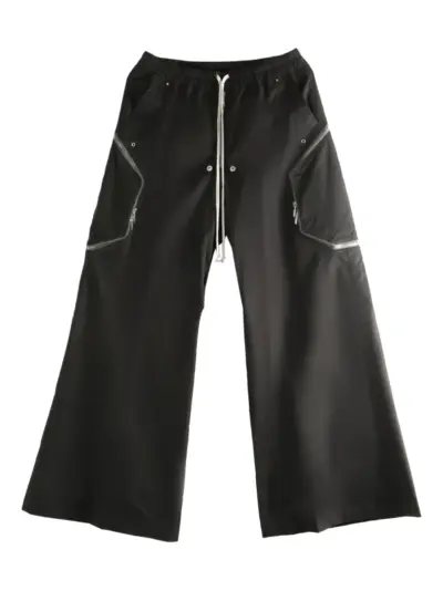 Rick Owens Blixa Belas zip-pocket trousers - Black
