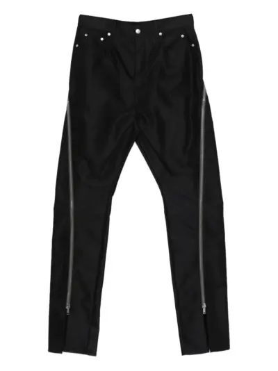 Rick Owens Bolan Banana zip-detail trousers - Black
