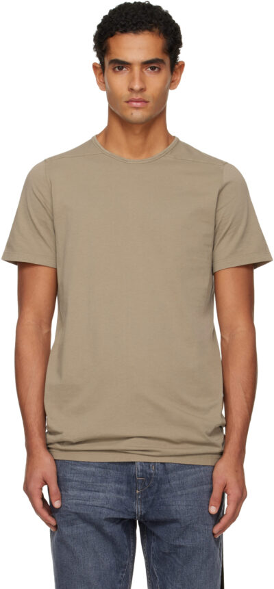 Rick Owens DRKSHDW Taupe Concordians Level T-shirt