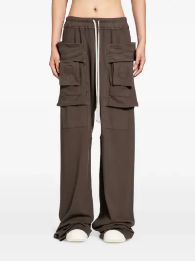 Rick Owens DRKSHDW Wide Creatch cargo pants - Brown