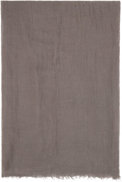 Rick Owens Gray Temple Sandy Mega Scarf