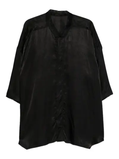 Rick Owens Jumbo Faun shirt - Black