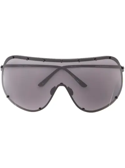 Rick Owens Larry Shield sunglasses - Black