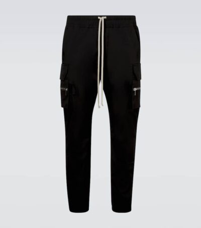 Rick Owens Mastodon cotton-blend poplin slim pants