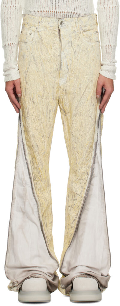 Rick Owens Off-White Hollywood Bolan Banana Jeans