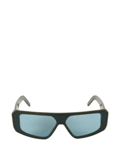 Rick Owens Performa rectangle sunglasses - Green