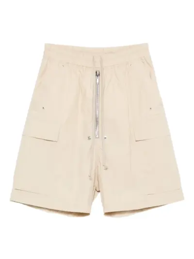 Rick Owens cargo zip shorts - Neutrals