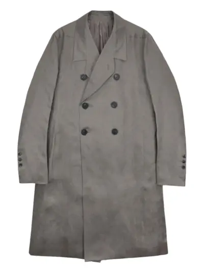 Rick Owens double-breasted coat - Grey