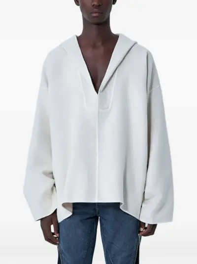 Rick Owens hooded sweater - Neutrals