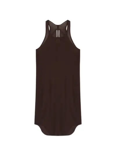 Rick Owens ribbed tank top - Brown