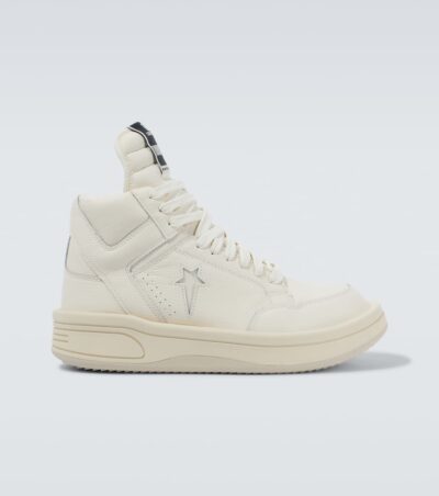Rick Owens x Converse Turbowpn leather sneakers