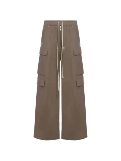 Rick Owens zipped cargo-pocket trousers - Green