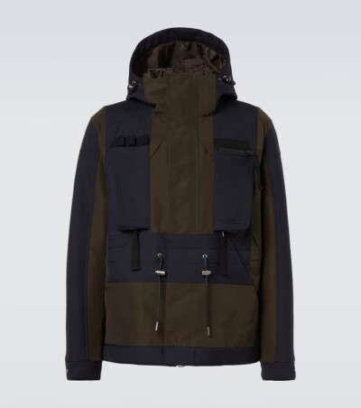 Sacai Colorblocked technical jacket