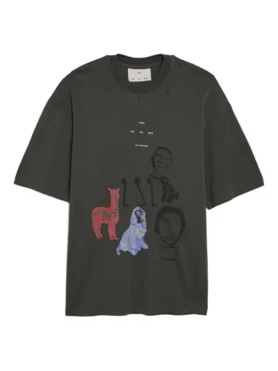 Song For The Mute graphic T-shirt - Grey