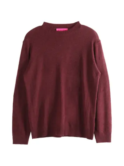 The Elder Statesman crew-neck long-sleeve sweater - Red