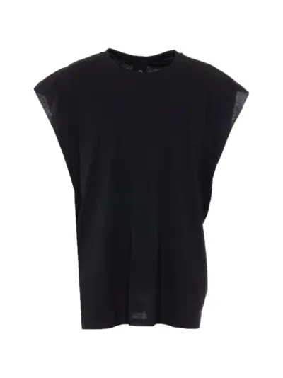 Thom Krom contrasting-seam top - Black