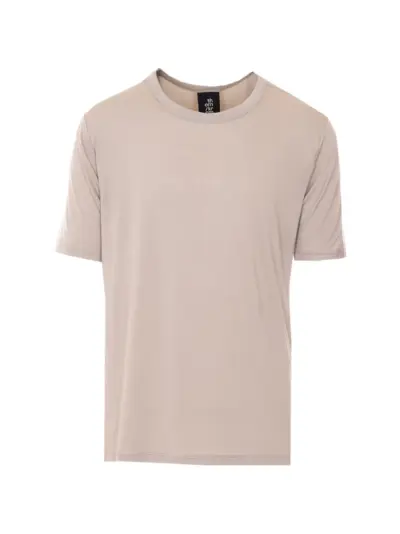 Thom Krom crew-neck elasticated T-shirt - Neutrals