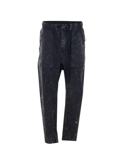 Thom Krom marble-effect trousers - Black