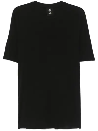 Thom Krom raw-cut edges T-shirt - Black