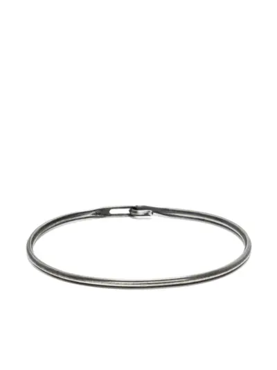 WERKSTATT:MÜNCHEN debossed-detail bracelet - Silver