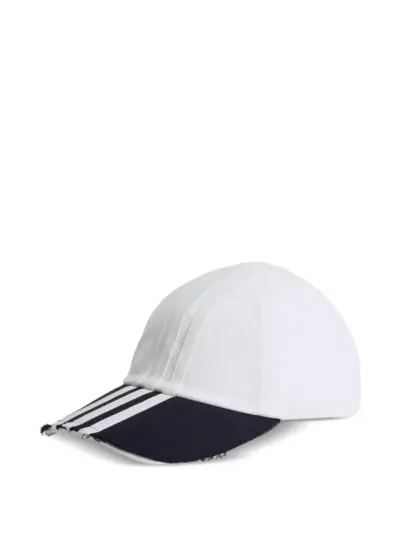 Y-3 3-stripes baseball cap - White