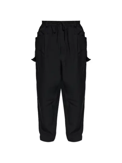 Y-3 cargo drawstring trousers - Black