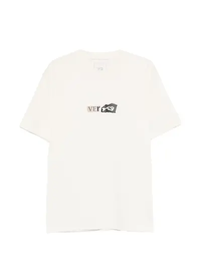 Y-3 graphic T-shirt - Neutrals