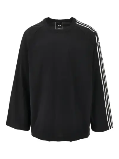 Y-3 three-stripe T-shirt - Black