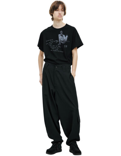 Yohji Yamamoto Black wool trousers