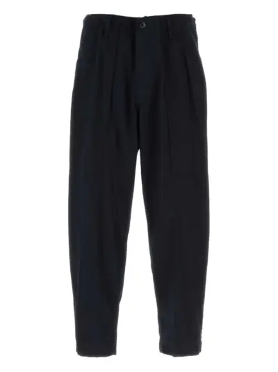 Yohji Yamamoto patch-pocket jeans - Blue