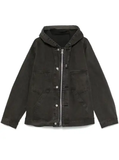 sacai hooded jacket - Grey